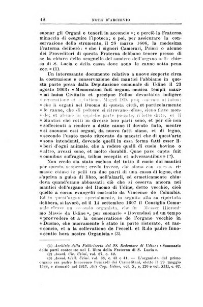 Note d'archivio per la storia musicale periodico trimestrale