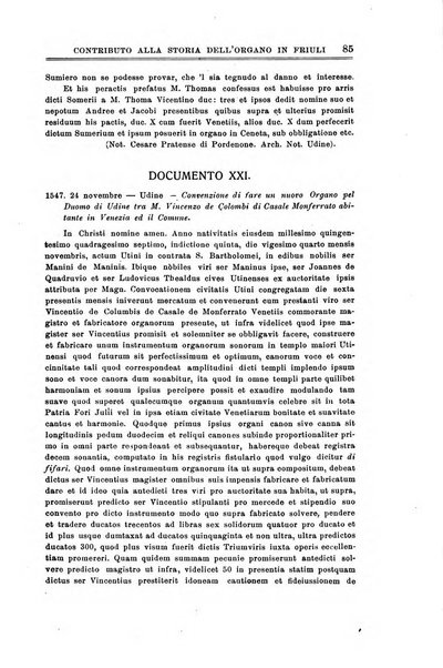 Note d'archivio per la storia musicale periodico trimestrale