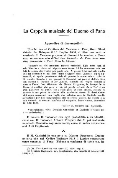 Note d'archivio per la storia musicale periodico trimestrale