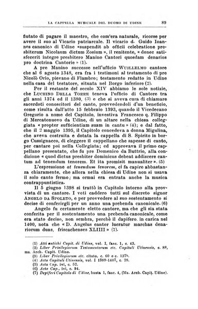 Note d'archivio per la storia musicale periodico trimestrale