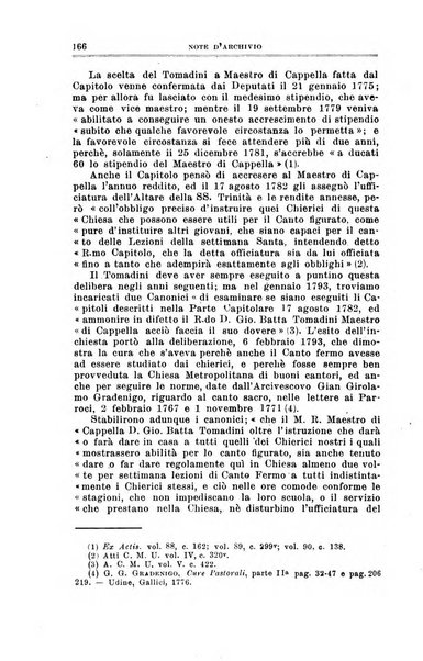 Note d'archivio per la storia musicale periodico trimestrale