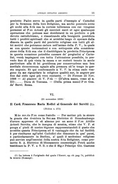 Note d'archivio per la storia musicale periodico trimestrale