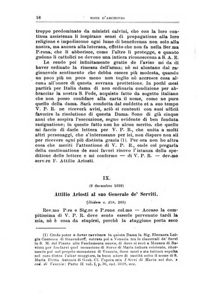 Note d'archivio per la storia musicale periodico trimestrale