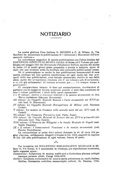 Note d'archivio per la storia musicale periodico trimestrale