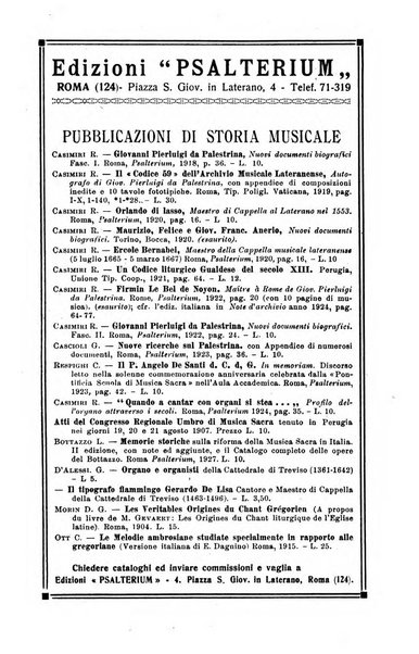 Note d'archivio per la storia musicale periodico trimestrale