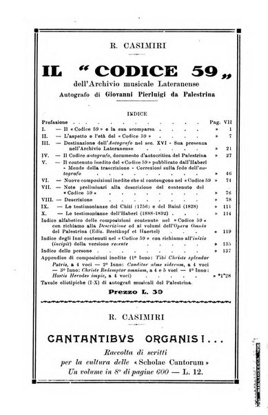 Note d'archivio per la storia musicale periodico trimestrale