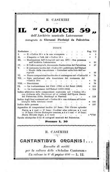 Note d'archivio per la storia musicale periodico trimestrale