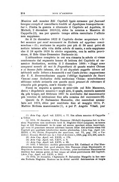 Note d'archivio per la storia musicale periodico trimestrale