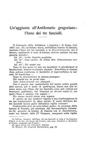 Note d'archivio per la storia musicale periodico trimestrale