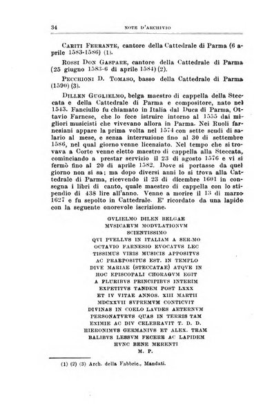 Note d'archivio per la storia musicale periodico trimestrale