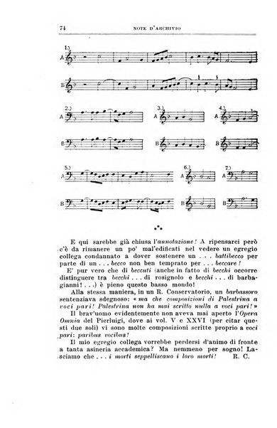 Note d'archivio per la storia musicale periodico trimestrale