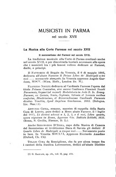 Note d'archivio per la storia musicale periodico trimestrale