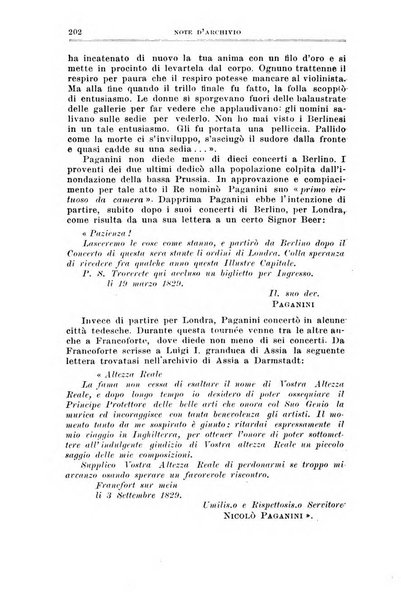 Note d'archivio per la storia musicale periodico trimestrale