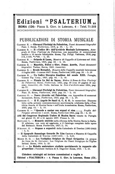 Note d'archivio per la storia musicale periodico trimestrale