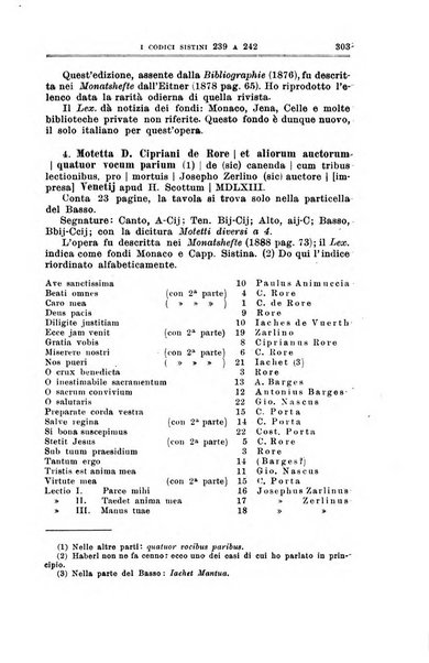 Note d'archivio per la storia musicale periodico trimestrale