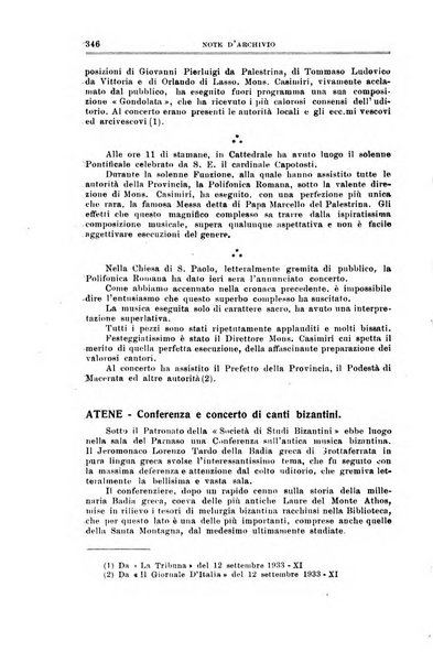 Note d'archivio per la storia musicale periodico trimestrale