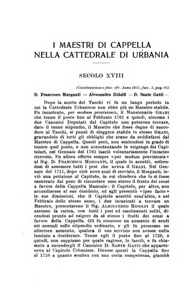 Note d'archivio per la storia musicale periodico trimestrale