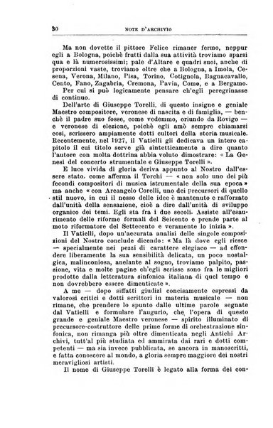 Note d'archivio per la storia musicale periodico trimestrale