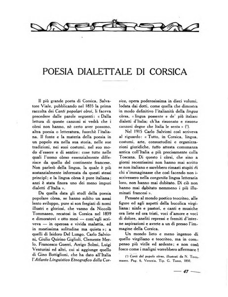 Corsica antica e moderna rivista bimestrale