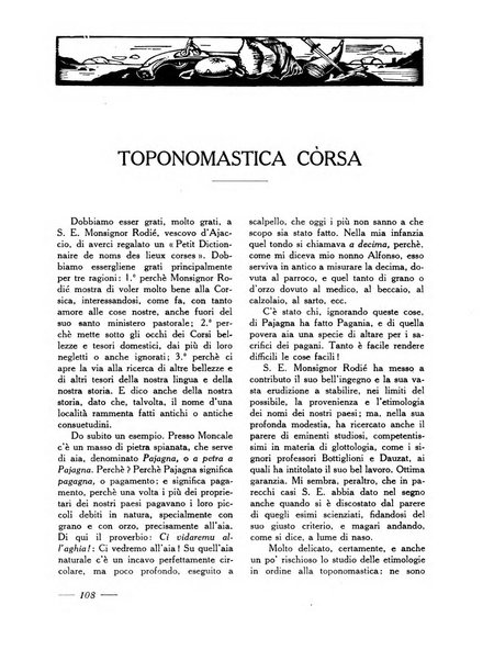 Corsica antica e moderna rivista bimestrale