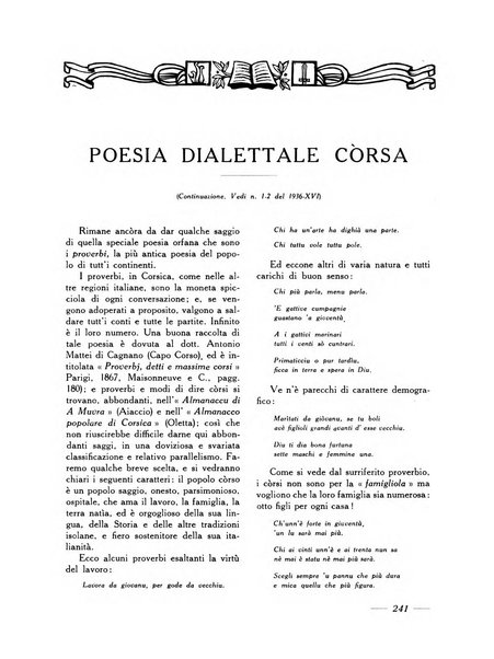 Corsica antica e moderna rivista bimestrale