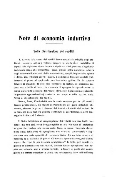 Giornale degli economisti e rivista di statistica