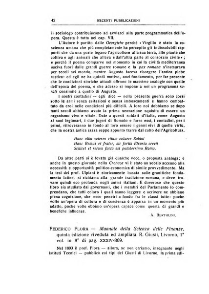 Giornale degli economisti e rivista di statistica