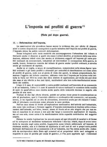 Giornale degli economisti e rivista di statistica