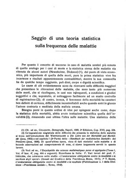 Giornale degli economisti e rivista di statistica