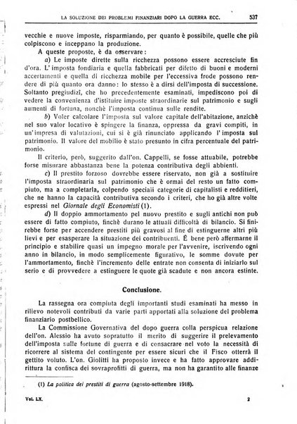 Giornale degli economisti e rivista di statistica