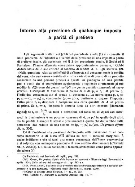 Giornale degli economisti e rivista di statistica