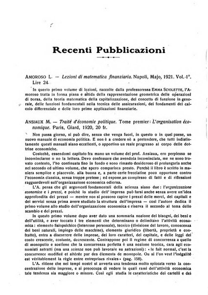 Giornale degli economisti e rivista di statistica