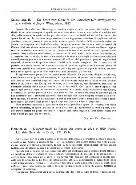 Giornale degli economisti e rivista di statistica