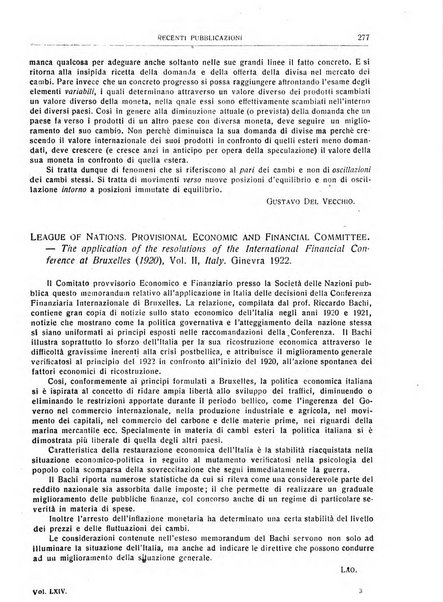 Giornale degli economisti e rivista di statistica