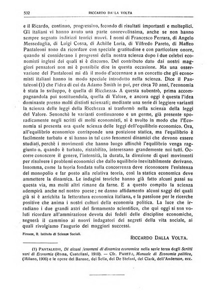 Giornale degli economisti e rivista di statistica