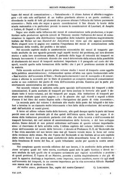 Giornale degli economisti e rivista di statistica