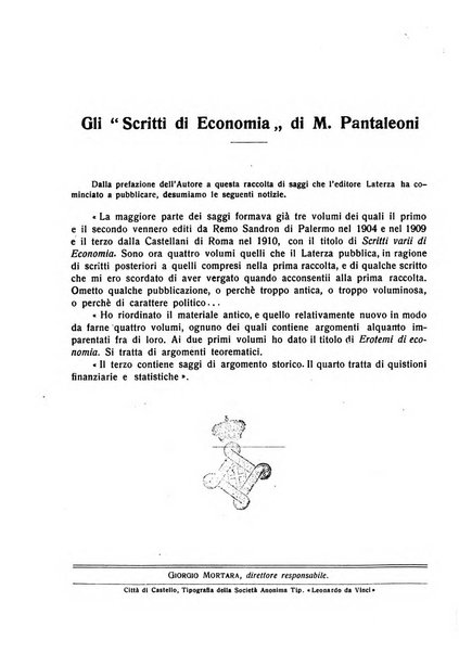 Giornale degli economisti e rivista di statistica