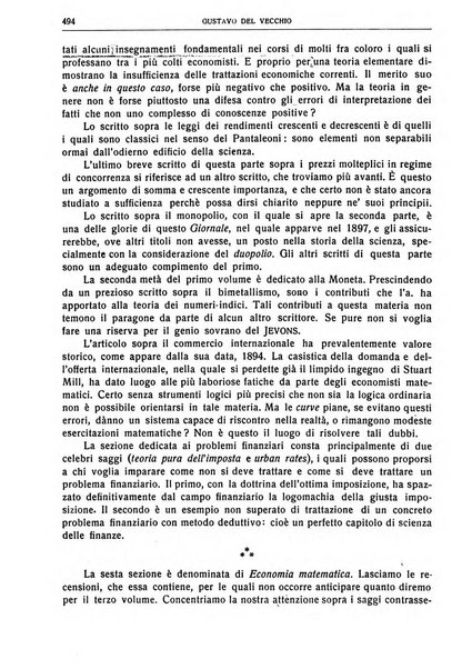 Giornale degli economisti e rivista di statistica