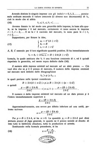 Giornale degli economisti e rivista di statistica