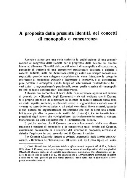 Giornale degli economisti e rivista di statistica