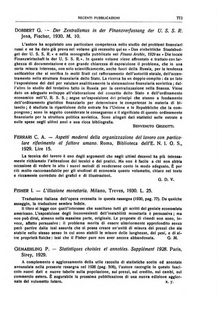 Giornale degli economisti e rivista di statistica