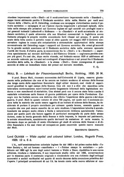 Giornale degli economisti e rivista di statistica