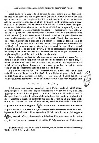 Giornale degli economisti e rivista di statistica