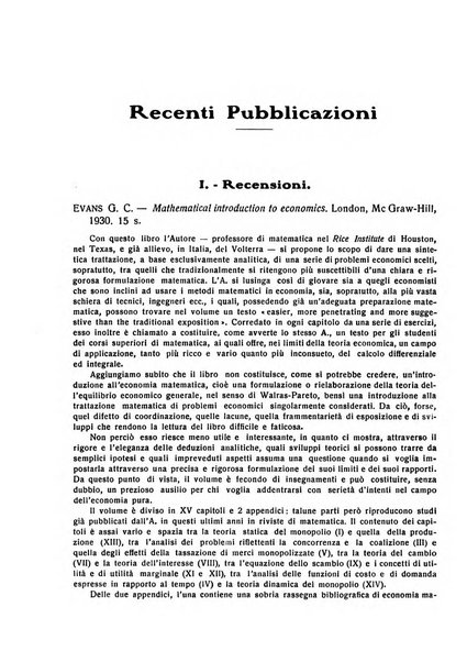 Giornale degli economisti e rivista di statistica