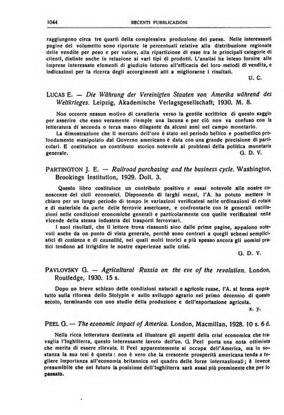 Giornale degli economisti e rivista di statistica