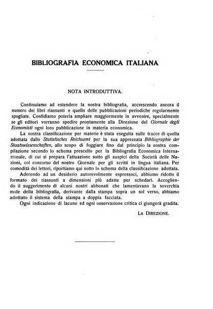 Giornale degli economisti e rivista di statistica