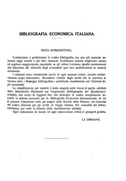 Giornale degli economisti e rivista di statistica