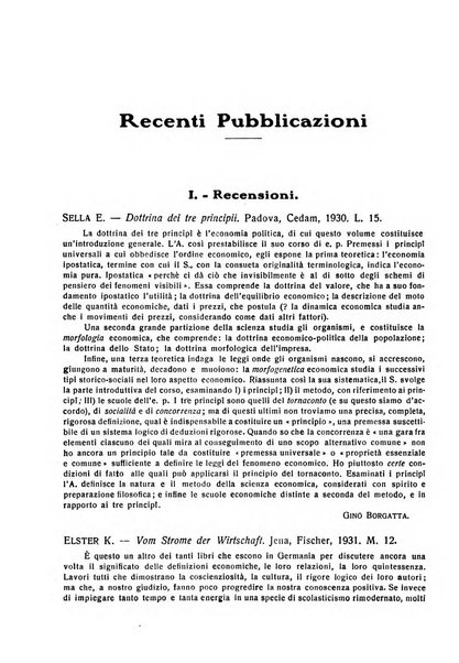 Giornale degli economisti e rivista di statistica