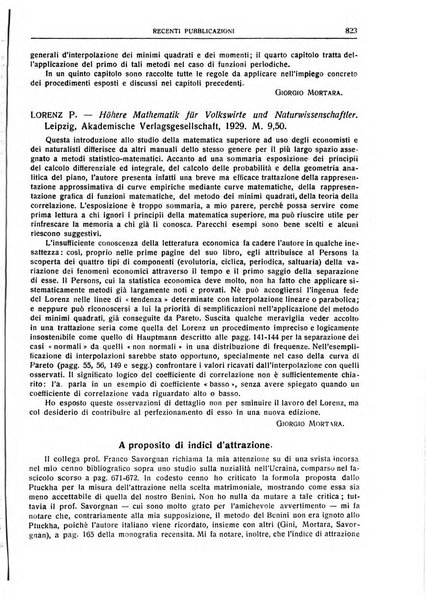 Giornale degli economisti e rivista di statistica