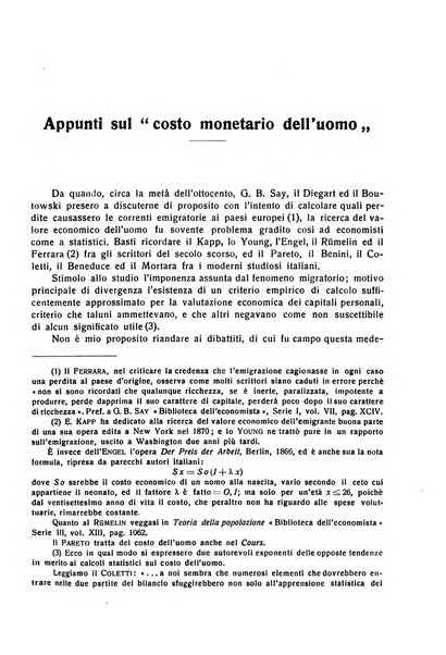 Giornale degli economisti e rivista di statistica